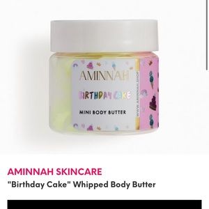 NWT Ipsy Aminnah Skincare Birthday Cake Body Butter